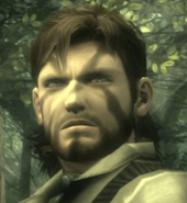 Naked Snake as he appears during the 'Virtuous Mission'
