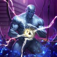Seth activating the Tanden Engine in Teppen