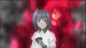 Aichi reminding Kyou of Ren