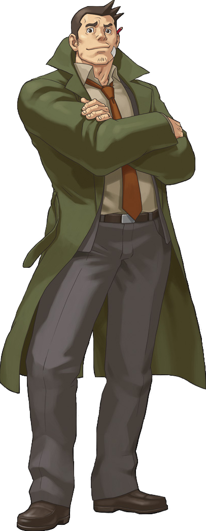 Dick Gumshoe is a homicide detective from the Ace Attorney series. 