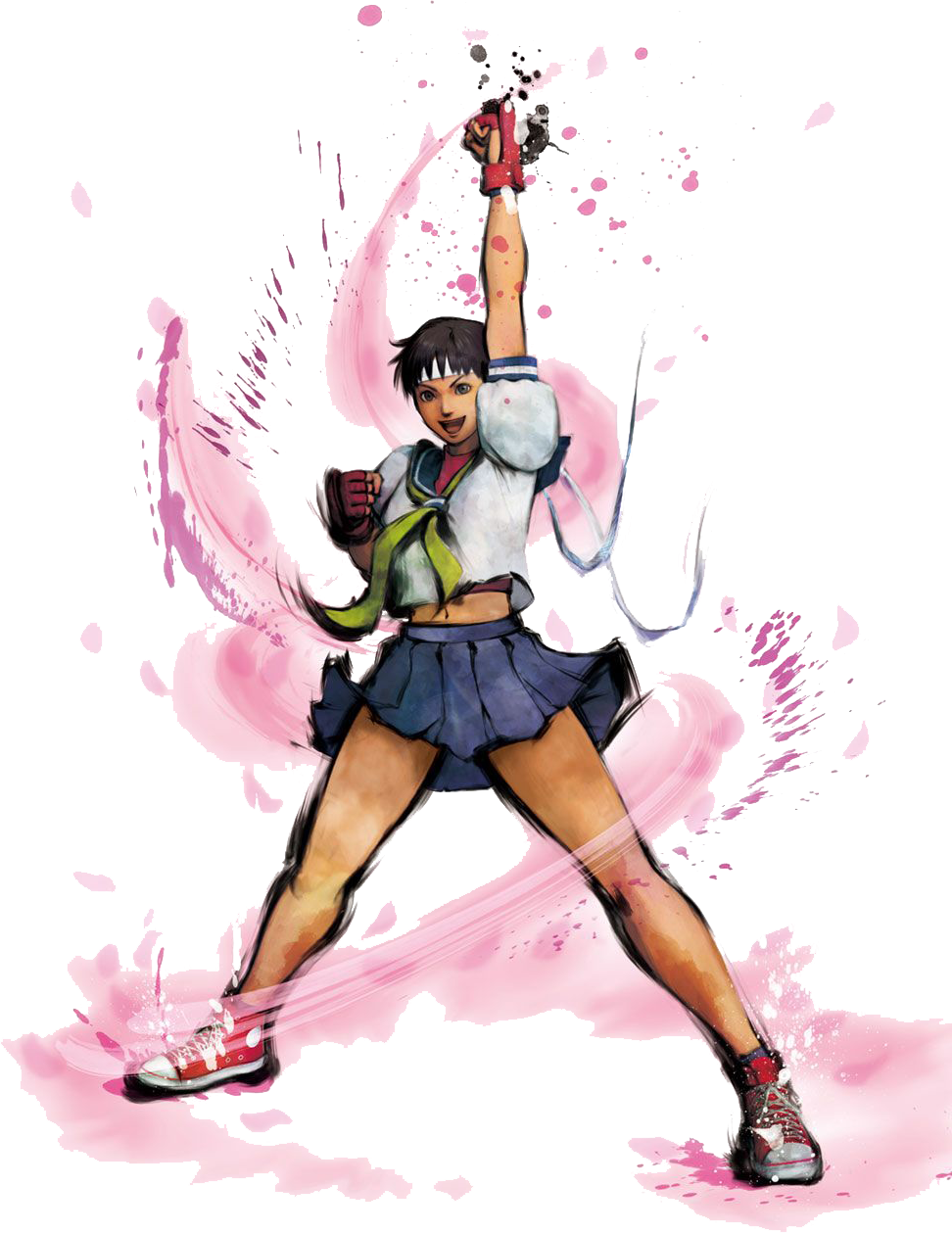 Sakura fighting. Сакура Street Fighter 5. Street Fighter 4 Sakura. Sakura Kasugano Street Fighter. Сакура из стрит Файтер.