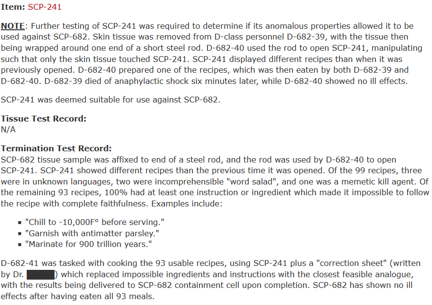 Power scaling: SCP-682 comp. Parte 1. @saas_jaaj @didi_xxz @otaku_recl