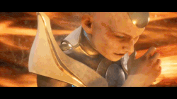 The demons grope and drag Kronika down.