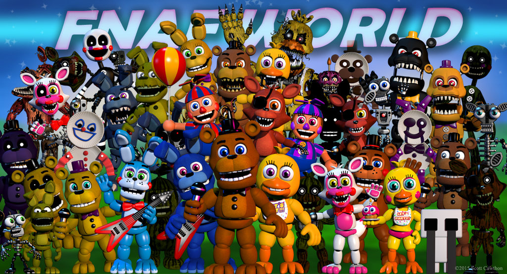 FNAF WORLD - Five Nights At Freddy's 4 - ДЕМО ВЕРСИЯ?