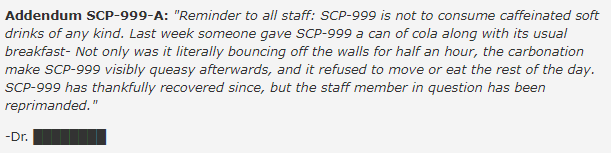 SCP-999, VS Battles Wiki