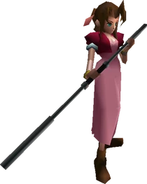 Aerith in-game Battle Model