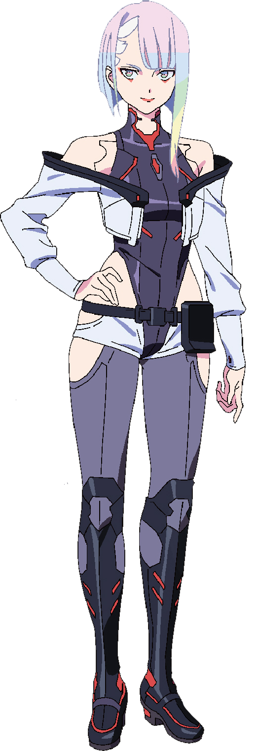 Lucy Lucyna Kushinada (ルーシー) - Cyberpunk: Edge Runners (サイバーパンク エッジランナーズ)  - AIEasyPic