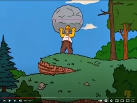 Homer Larger rock