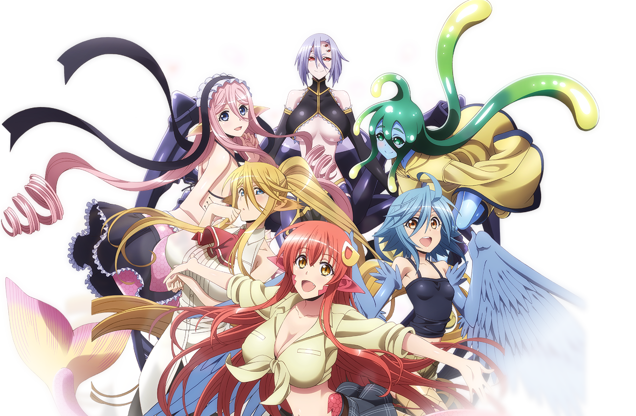 Тайная жизнь с девушкой монстром. Monster Musume Суу и Центория.