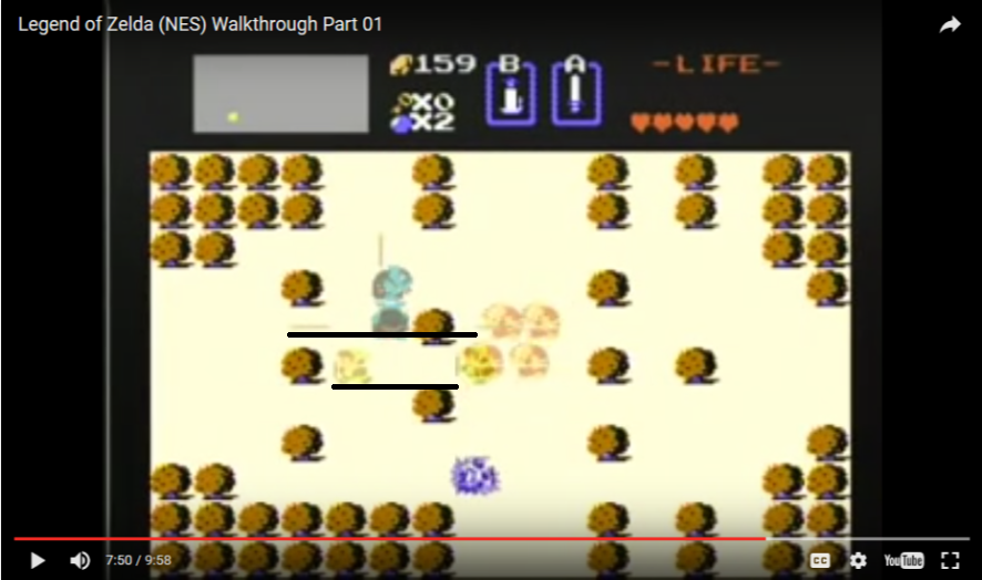 The Legend of Zelda (NES) Walkthrough Part 1