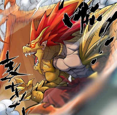Goku (DBS current version) vs Nie Li (previous incarnation)