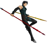 Diarmuid's versus cut-in in Fate/Unlimited Codes