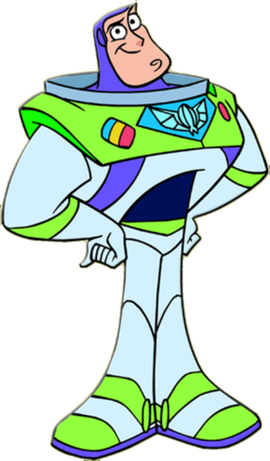 Buzz lightyear cartoon shop characters