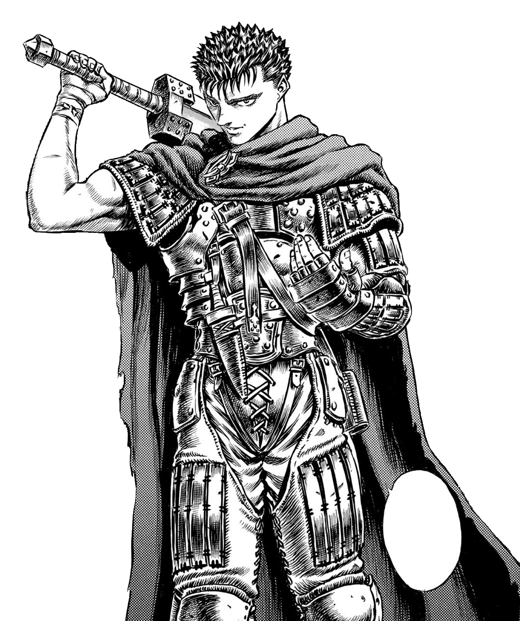 Now here is Guts in different manga styles, by me. What do you