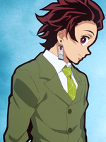 Tanjiro in Kimetsu Academy.png (285 KB) Tanjiro's appearance in the Kimetsu Academy Spin-Off