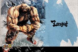 Bill Games - Zangief ( ザンギエフ, Zangiefu , Russo: Зангиев, Zangiyev ) ,  também conhecido como o  Ciclone Vermelho  ( 赤きサイクロン, Akaki Saikuron ) ,  É um personagem de video