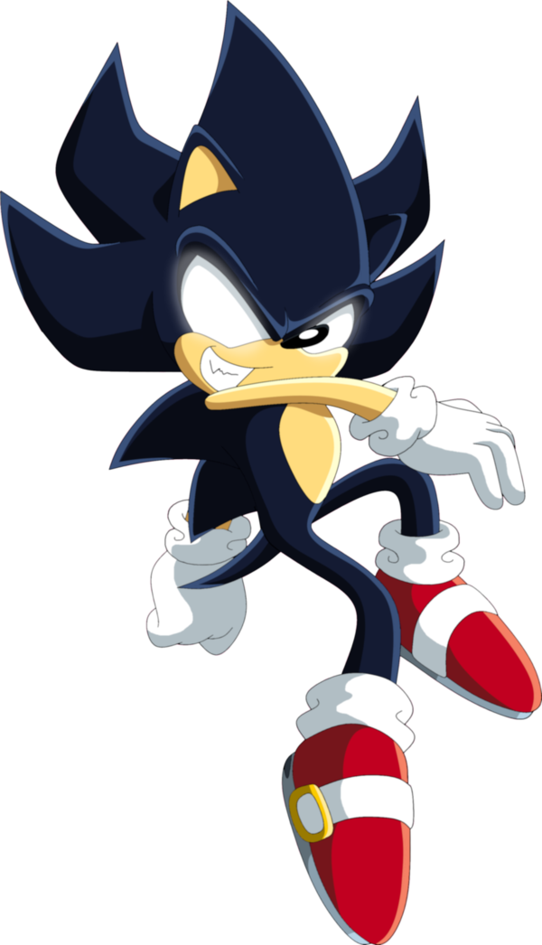 Dark sonic  Sonic, Sonic the hedgehog, Sonic fan art