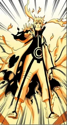 Naruto's second Kurama Chakra Mode. He uses all of Kurama's Chakra and can use the Kurama Avatar.