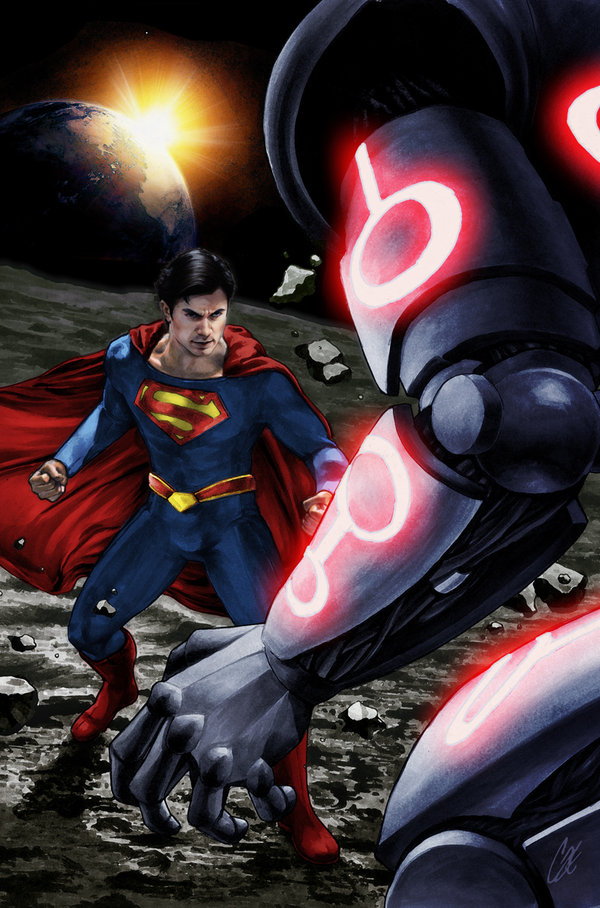 What Star Trek characters can destroy Smallville Superman