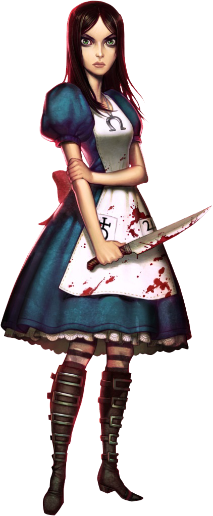 alice liddell (american mcgee's alice and 1 more) drawn by  shui_qian_he_kafei