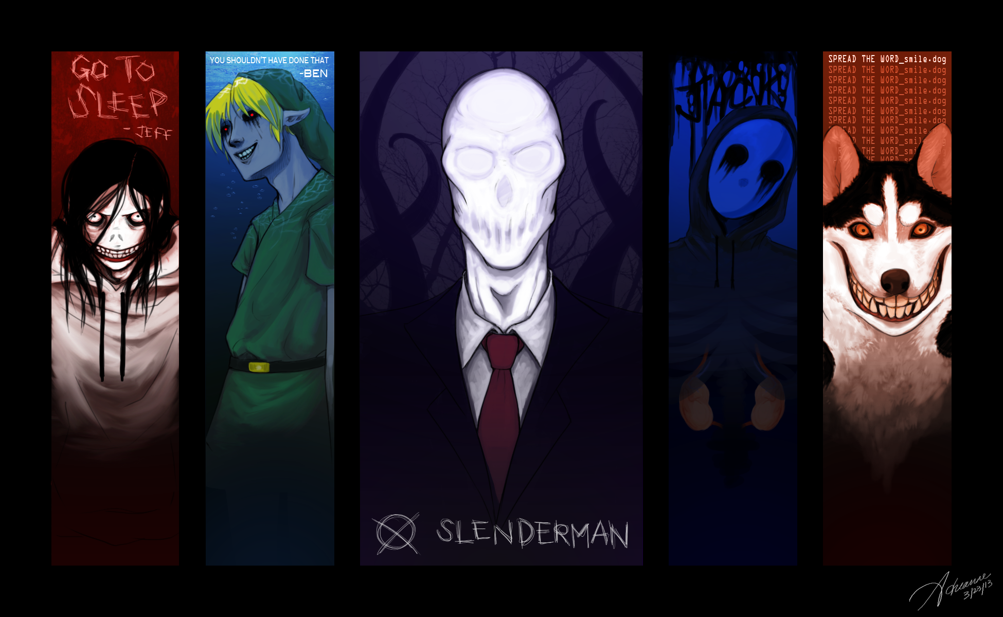creepypasta character profiles