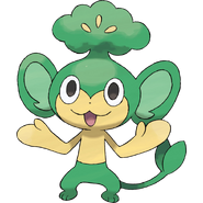 Pansage, The Grass Monkey Pokémon.