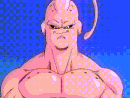 Super Buu fires his Human Extinction Attack