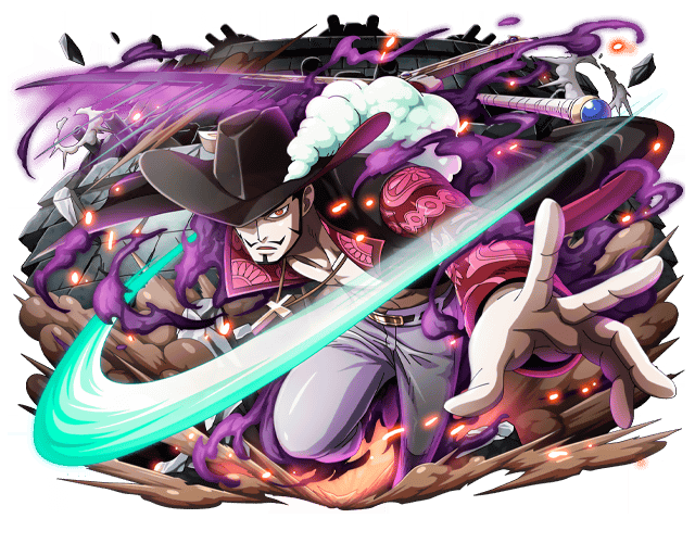 one piece dracule mihawk black small