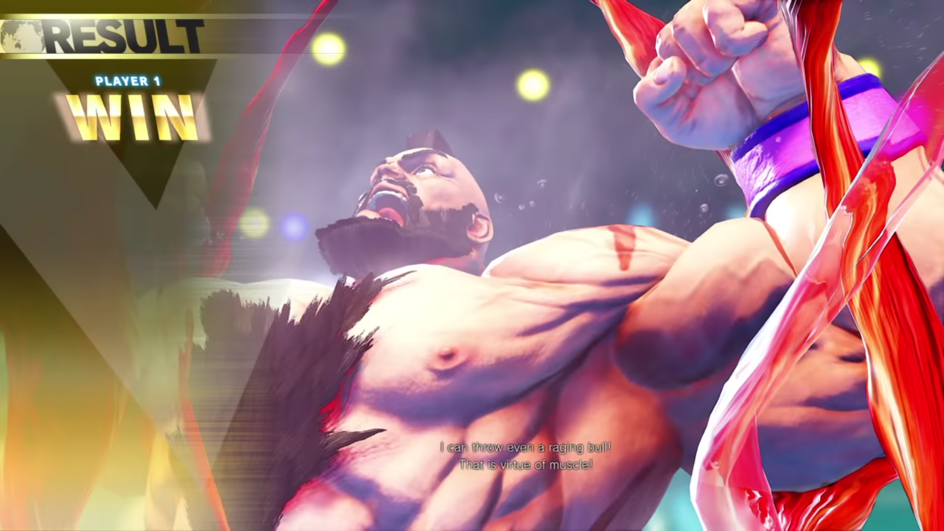 Street Fighter on X: Zangief flexes the beauty of his muscles in front of  a raging crowd in the Barmaley Steelworks stage, a steel mill known for its  blast furnace. Yes, he