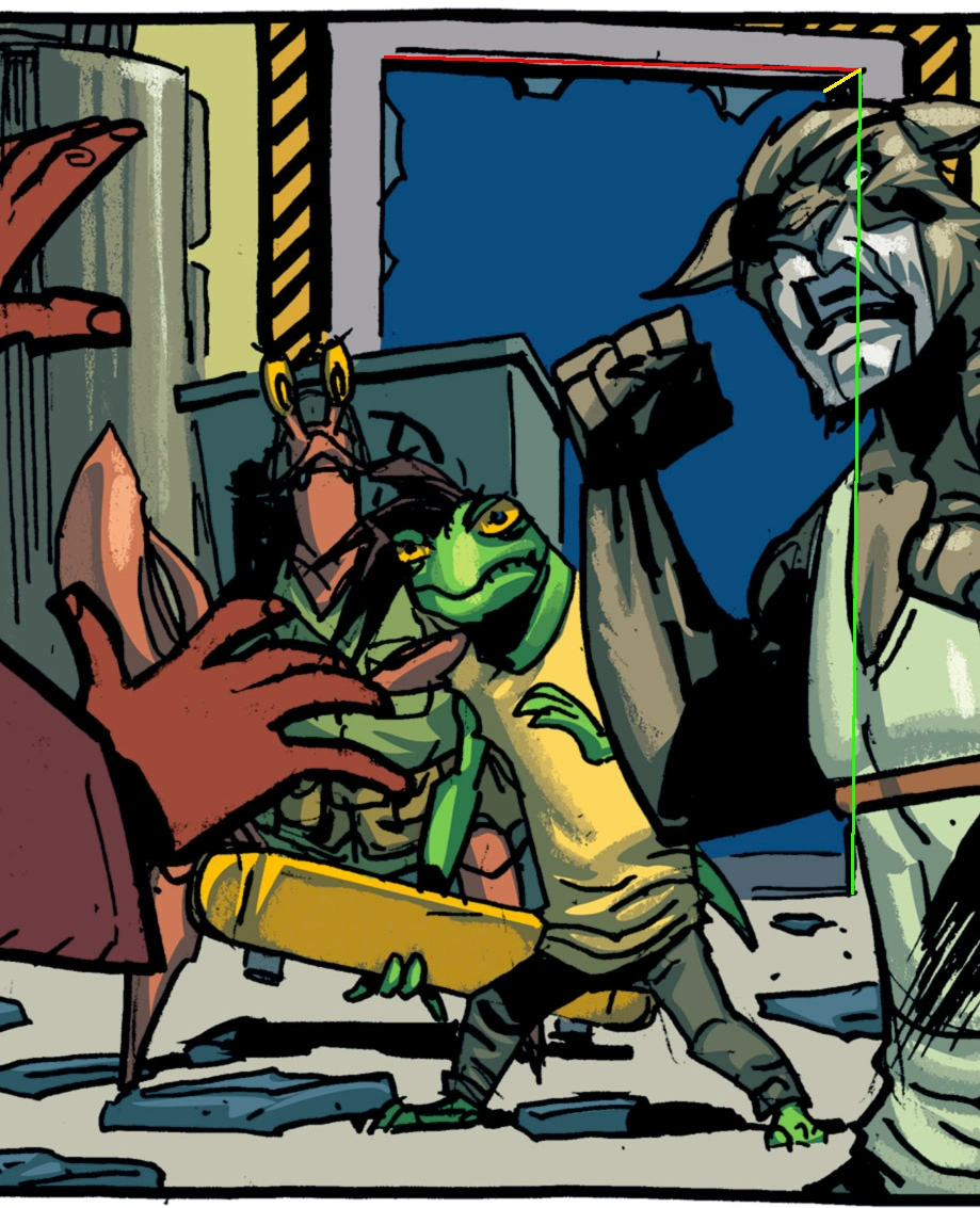 User blogKingTempest16/TMNT IDW Slash Busts through a giant metal