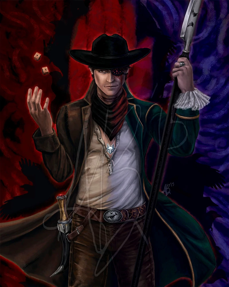 Anime depiction of mat cauthon from the wheel of time series