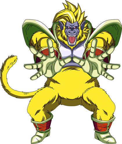 Dragon Ball GT: Final Bout - Golden Great Ape Baby (Mod) 