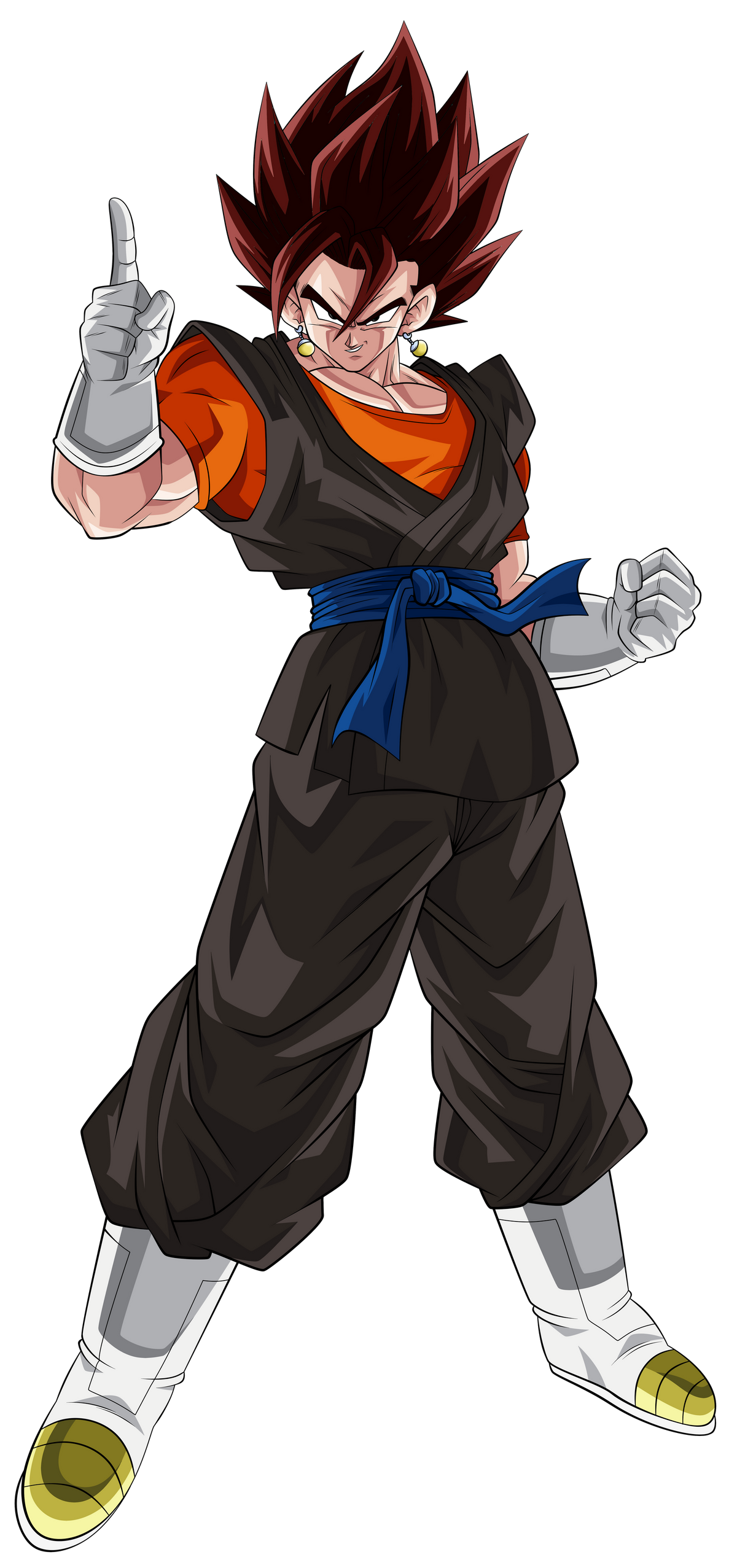FUSION Goku SSJ Rage and Vegeta SSB - SUPER DRAGON BALL HEROES