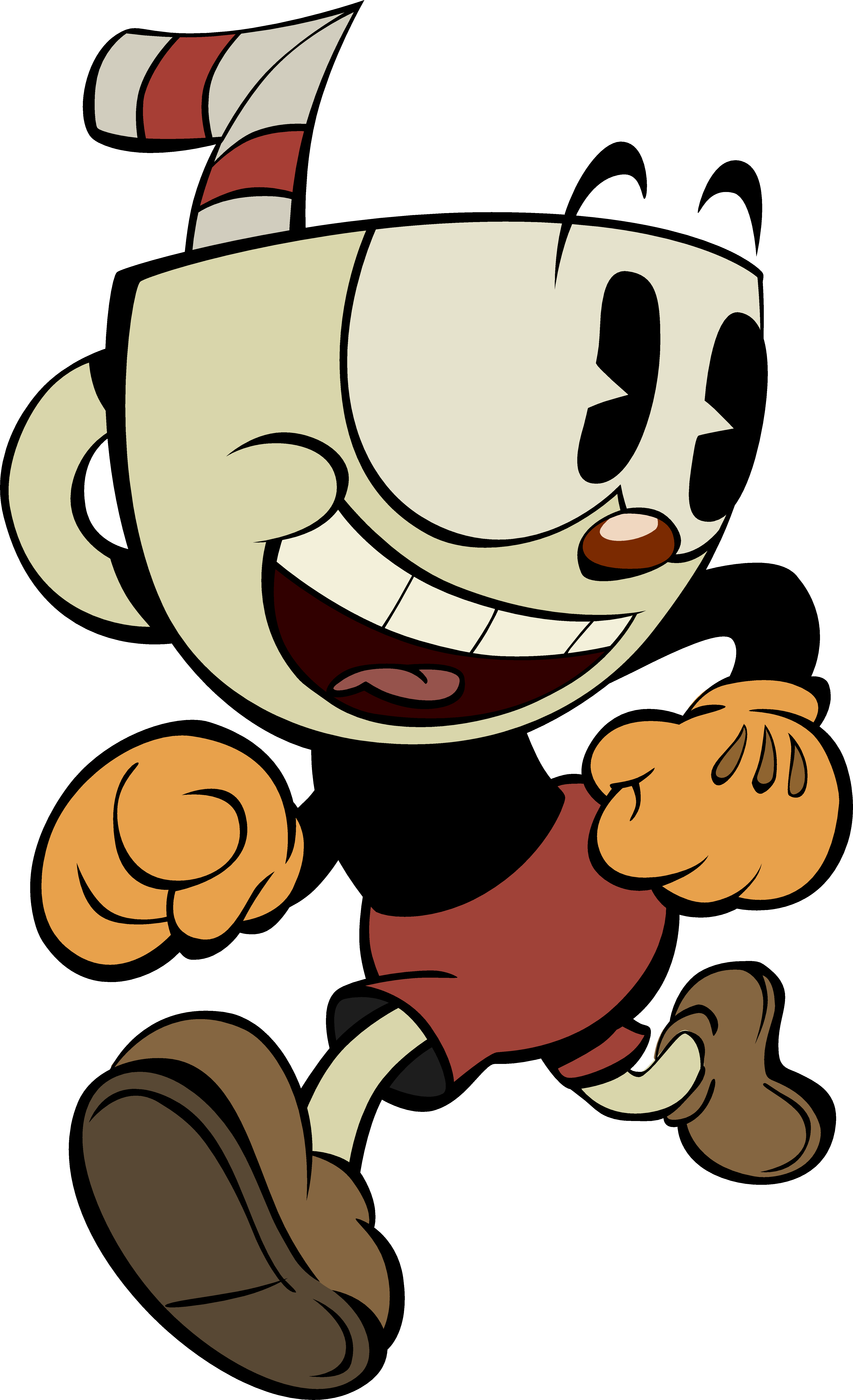 Cuphead Clipart Main Character in Cupheadshow (Instant Download