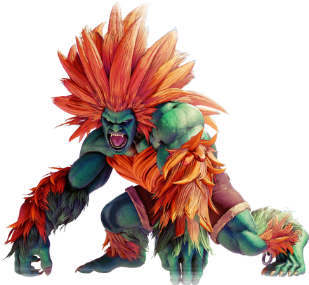 Street Fighter II Blanka Championship Edition ReAction Figure