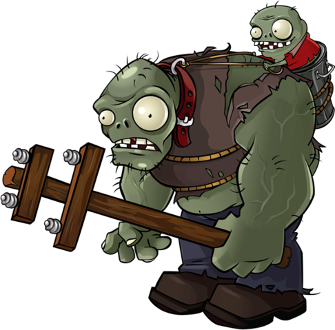 plants vs zombies gargantuar red eyes