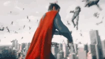 SUPERMAN HEATVISION1.gif (4.23 MB) Superman using heat vision to knock back a swarm of Raptors.