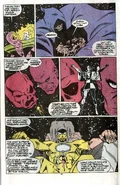 The first comicbook mention of The Living Tribunal being merely the servant of an even higher being, in Fantastic Four Annual #23