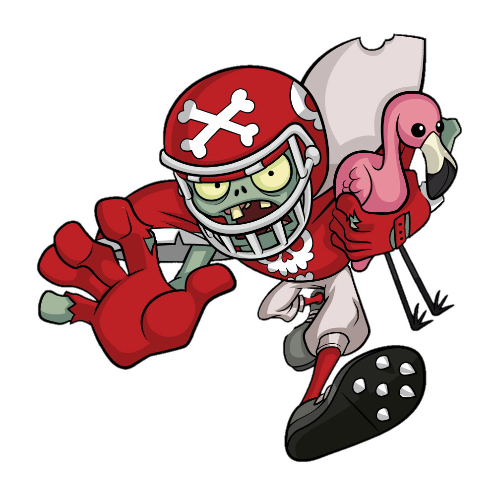 plants vs zombies football zombie