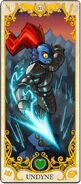 Undyne's tarot card art