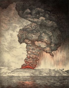 Korathos during volcanic eruption by Roobiebie on DeviantArt