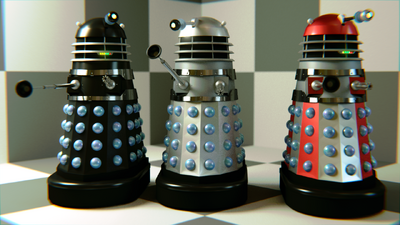 Mk2 daleks by whoswho23-d7dib4d