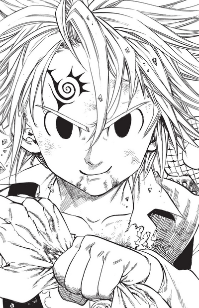 Anime Drawing Anime Meliodas Demon Form