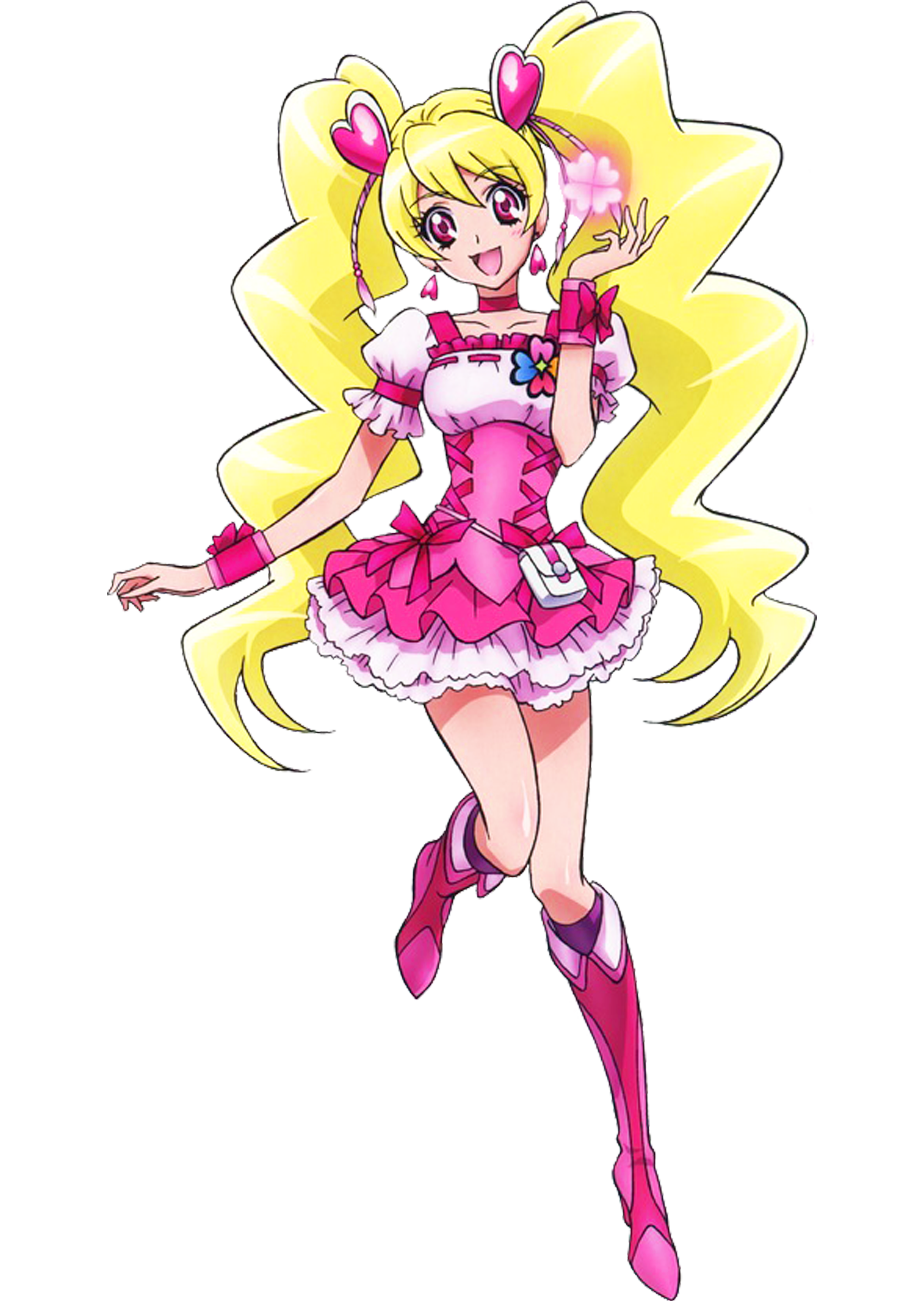 Cure Peach 💖💖💖 She was finally featured on today's Precure ED. Fresh was  one the first seasons I watch. I love it 💖 #precure #prettycure…