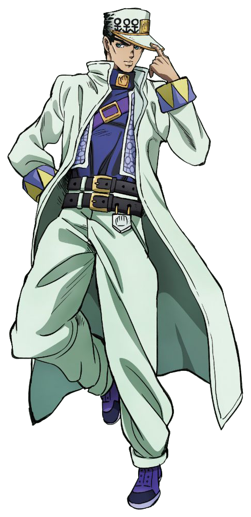 Jotaro but he is doing Koichi's pose by RiceSmuggler on DeviantArt