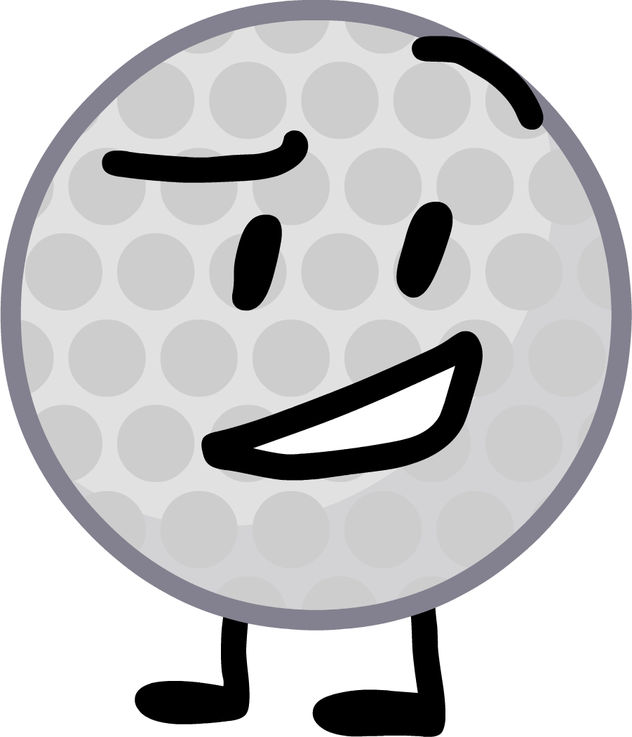 bfdi golf ball and tennis ball