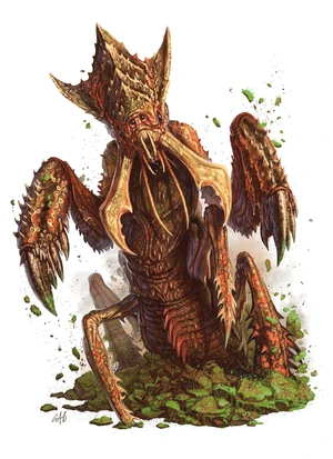 An Ankheg as seen in the 5th Edition Monster Manual