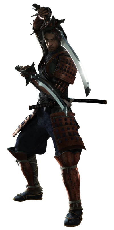 Samanosuke onimusha render by denderotto-d8jc33s