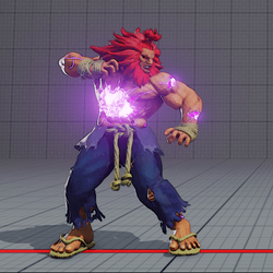 Akuma from Street Fighter - By @winglessfalcon on Itaku