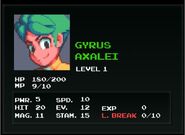 Gyrus Beginning of Series Stats